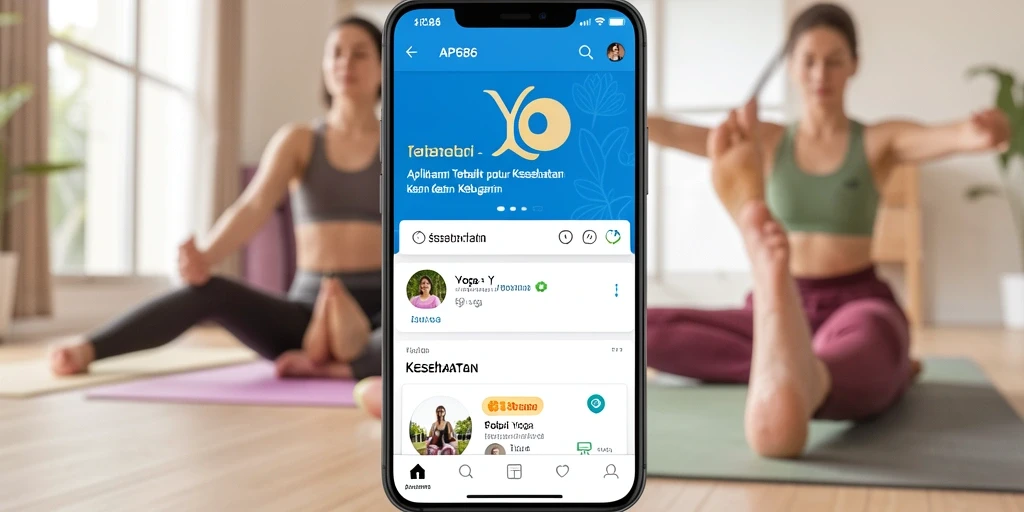 Tampilan antarmuka aplikasi AP686 yang modern dan fungsional untuk Yoga.