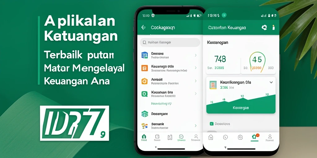 Tampilan antarmuka pengguna IDR77 untuk catatan keuangan yang efisien.