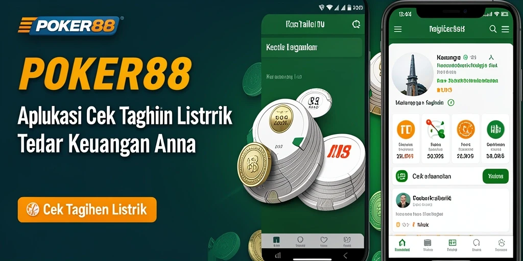 Antarmuka pengguna POKER88 untuk cek tagihan listrik yang efisien.