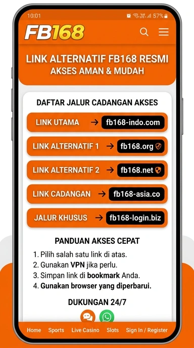 Akses Link Alternatif fb168 untuk Pengguna Android